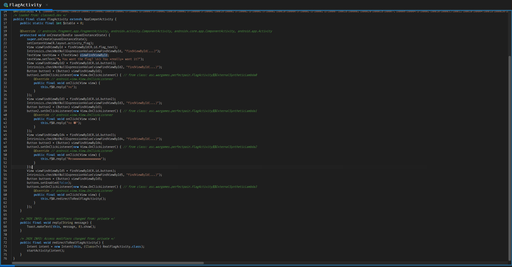 Navigation Setup Method